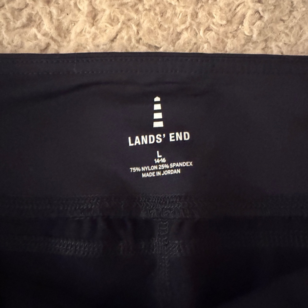 Lands' End Navy Blue Leggings - Picture 5 of 9